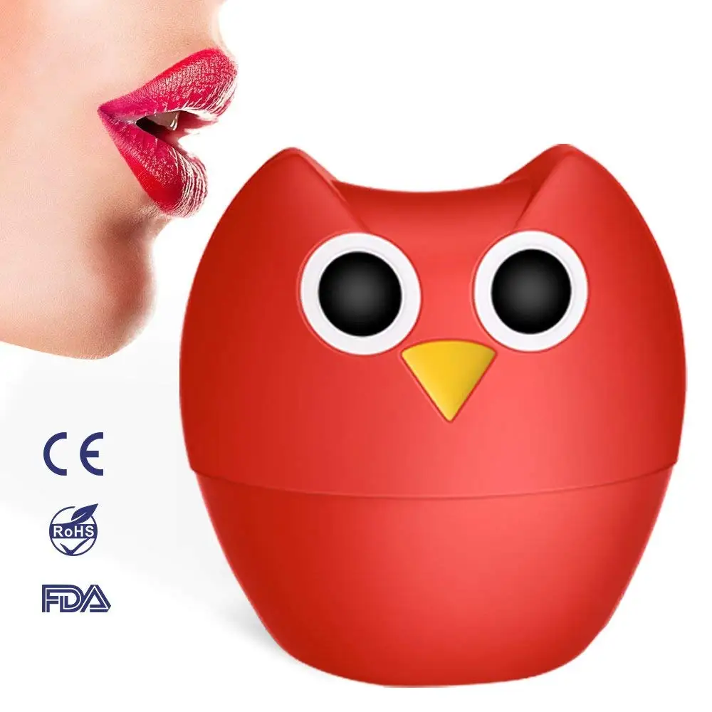 Увеличитель губ Сова мягкий силиконовый наполнитель для губ уплотнительное устройство полнее толстое сексуальное увеличение увеличитель инструмент с помощью w/блеск для губ