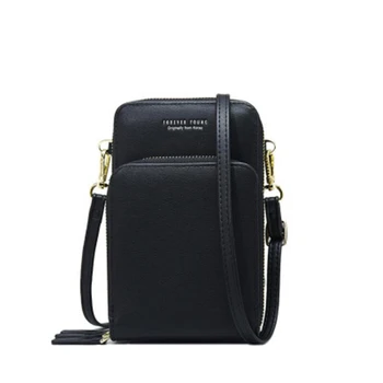 

Fashion Tote Canvas Leather Vintage Bag Women Canvas Shoulder Womans Leather Handbag Cute Ladies Hobos Solid Cell Phone Pocket