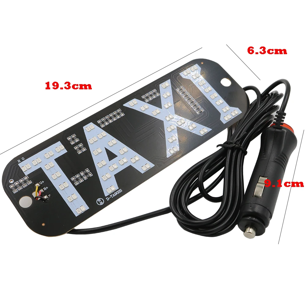 YSY 10x такси Panal Led лобовое стекло автомобиля кабина индикатор знак лампы LED лампа