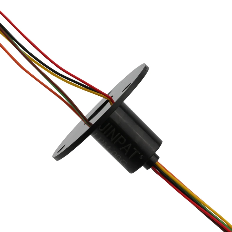 Electrical Slip Ring Connector 6 Circuits Capsule Slip Ring With OD 12