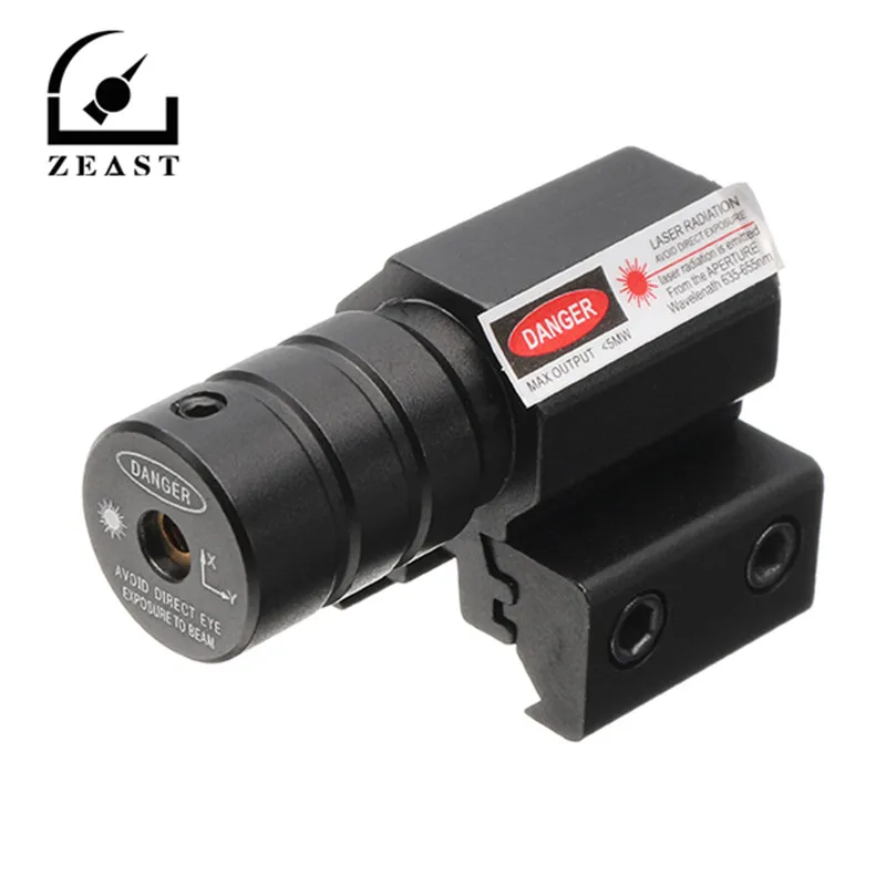 

635nm 3mW Red Dot Laser Sight Scope Tactical with Adjustable Rail Mount Used For Laser Alignment Positioning Search,