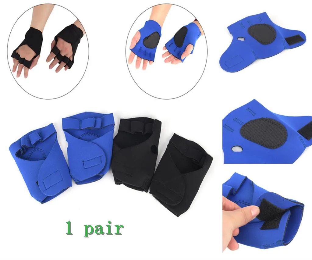 Unisex Anti Skid Weight Lifting Training Gloves Dumbbell Grips