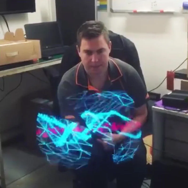 

ZMHEGW 3D Hologram Advertising Display LED Fan Holographic Imaging 3D Naked Eye LED Fan 3D Display LED Fan Drop Shipping