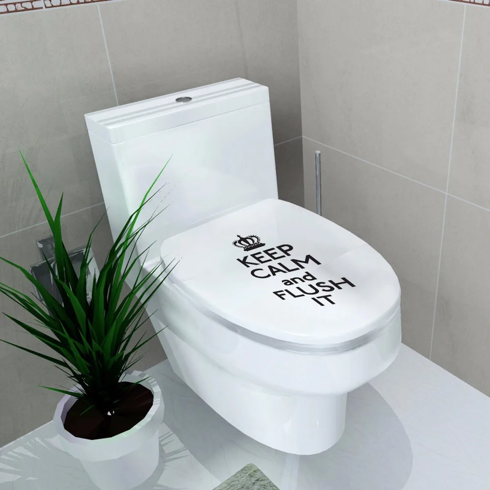 Buy Zs Sticker Toilet decoration Toilet cover Decal Waterproof Sticker crown