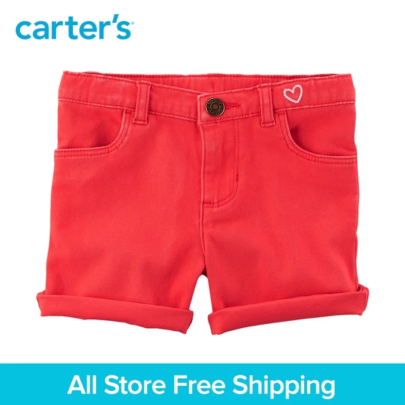 

Carter's 1-Piece Stretch Skimmer Shorts girl summer baby children kids clothing 258G999/278G857