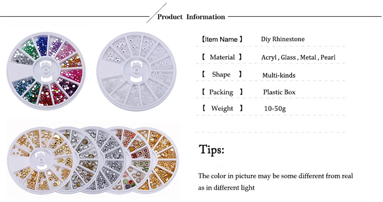 Acrylic Rhinestone Wheel (1)