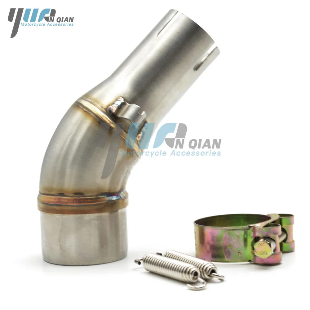 Motorcycle parts mid exhaust pipe muffler middle of the exhaust pipe For YAMAHA YZF R250 R300 R25 R30 R3 mt03 2015 2016 2017