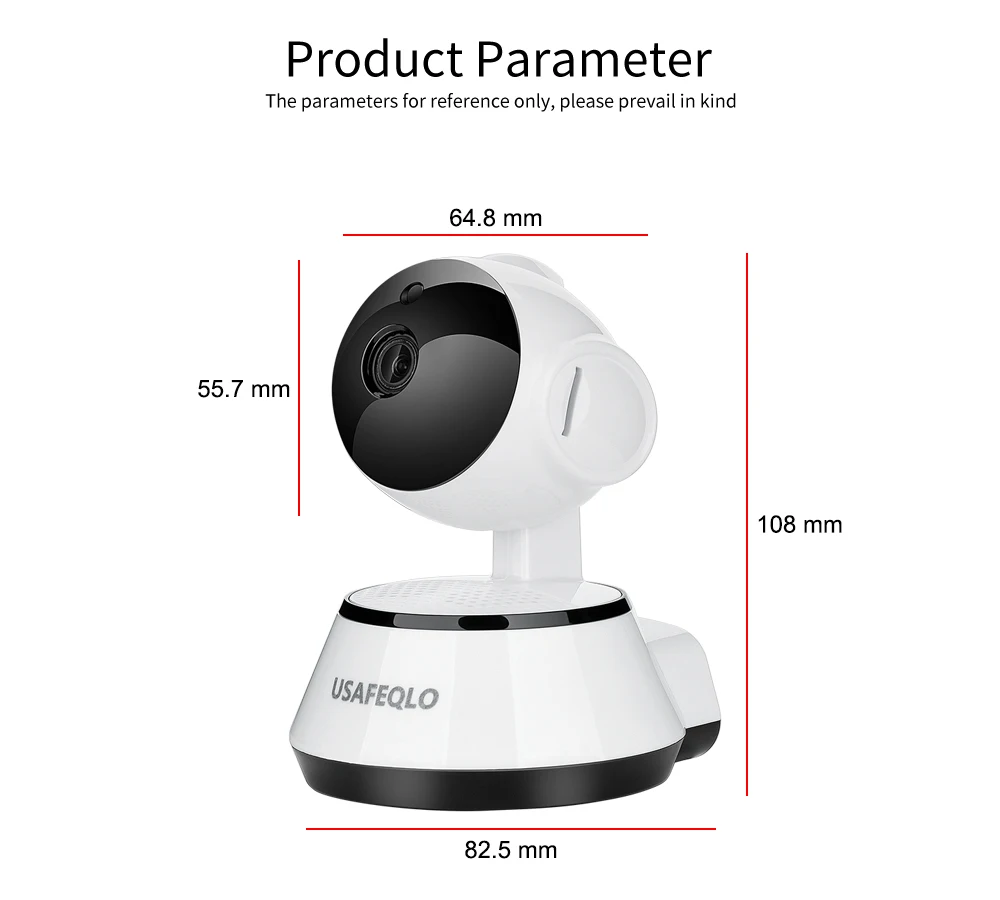 720P ip-камера Wi-Fi беспроводная домашняя камера безопасности камера видеонаблюдения wifi ip-камера день/ночное видение CCTV Автоматическая сигнализация Xmeye icsee