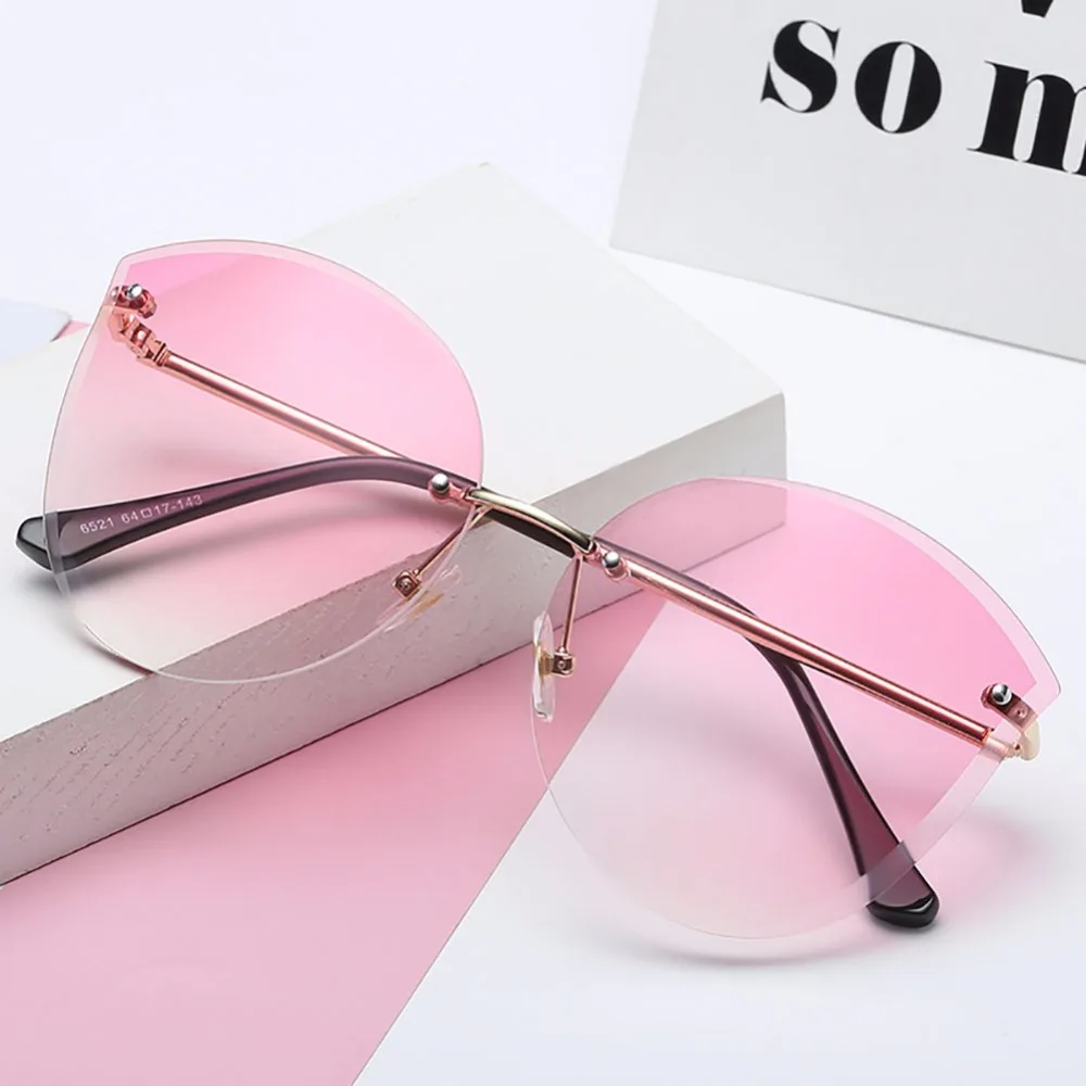 New Cat Eye Sun Glasses Women Brand Designer Luxury