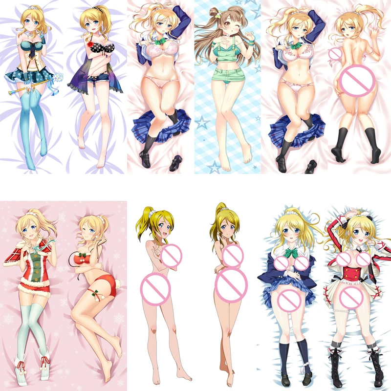 

September update Japan Anime LoveLive! School idol project Ayase Eli Dakimakura throw pillow cover case hugging Body pillowcase