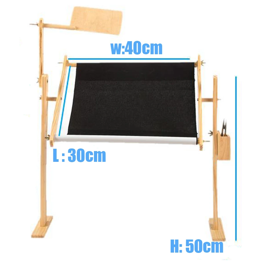 Регулируемая деревянная стойка для вышивки крестом, 50 см рамка для вышивки деревянная подставка настольная рамка для вышивки крестом