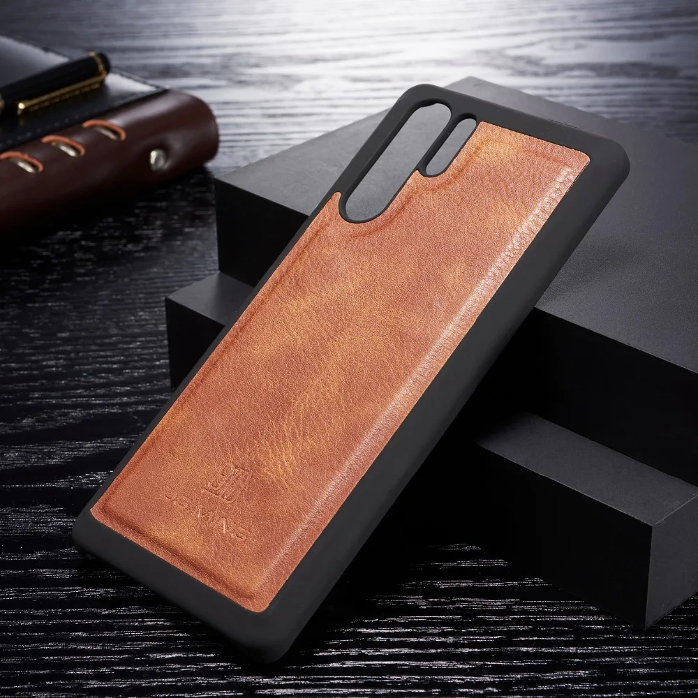 DG. MING защитный 2 в 1 съемный чехол-кошелек для Huawei P20 P30 Pro кожаный 3 слота для карт Магнитный флип-чехол для P20 Lite