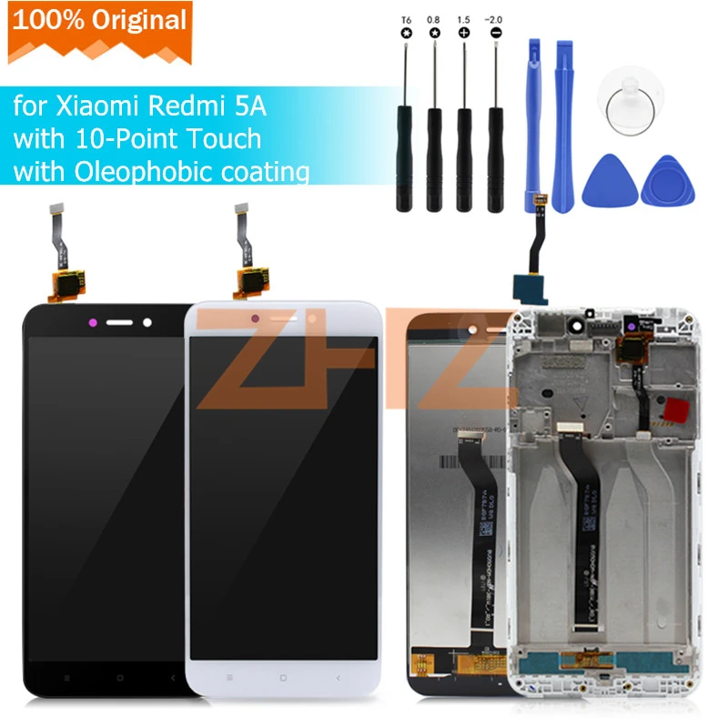 

Original for Xiaomi Redmi 5A LCD Display Touch Screen Glass Panel lcd Digitizer with Frame for Redmi 5A Assembly Repair Parts