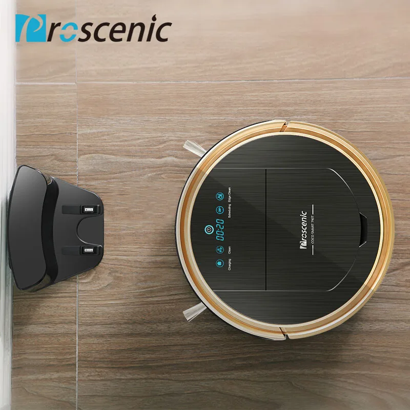 Robotic Vacuum Cleaner Proscenic 790T Vacuum Mop Sweep 3 in 1 Cleaner for Pet Hair Wifi Connected Robot Vacuum 1200Pa