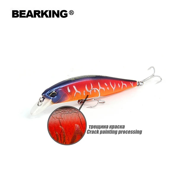 Bearking популярная модель приманки для рыбалки, жесткая наживка, 7 цветов на выбор, 100 мм, 14,5 г, качественный профессиональный гольян - Цвет: M