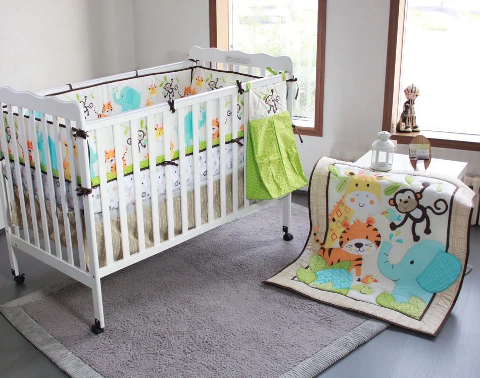 jungle cot bedding