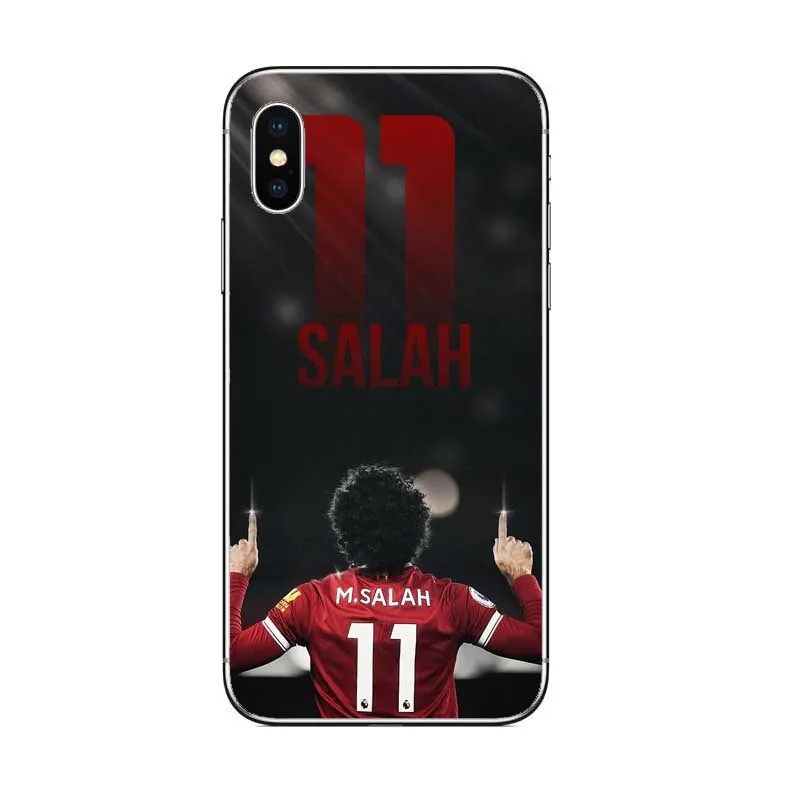 Египетский футболист Mohamed Salah King 11 Мягкие силиконовые Чехлы чехлы для телефонов