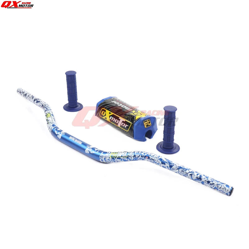 Мотоциклетные алюминиевые ручки 1/4 &quot28 мм с рукояткой и подушкой для CRF RMZ KXF YZ85 YZ125