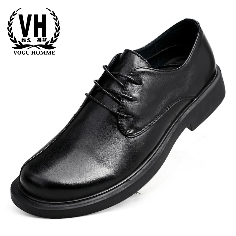 

Genuine Leather Casual shoes mens British thick bottom men lace-up business shoes designer shoes men high quality cowhide