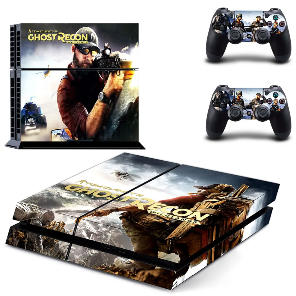Vinyl Protective Ghost Recon Wildlands Game Cover For Ps4 Skin Sticker For Ps4 Playstation 4 And 2 Controller Skins Decals Protection Ps4 Cover Stickercover For Aliexpress
