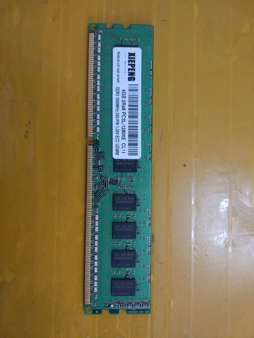 Серверная оперативная Память DDR3L 4 Гб 1600 МГц 8 Гб 2Rx8 PC3L-12800E память 8 ГБ 1600 DDR3L ECC PC3 12800 1,35 в низкое напряжение небуферизированная sd-память