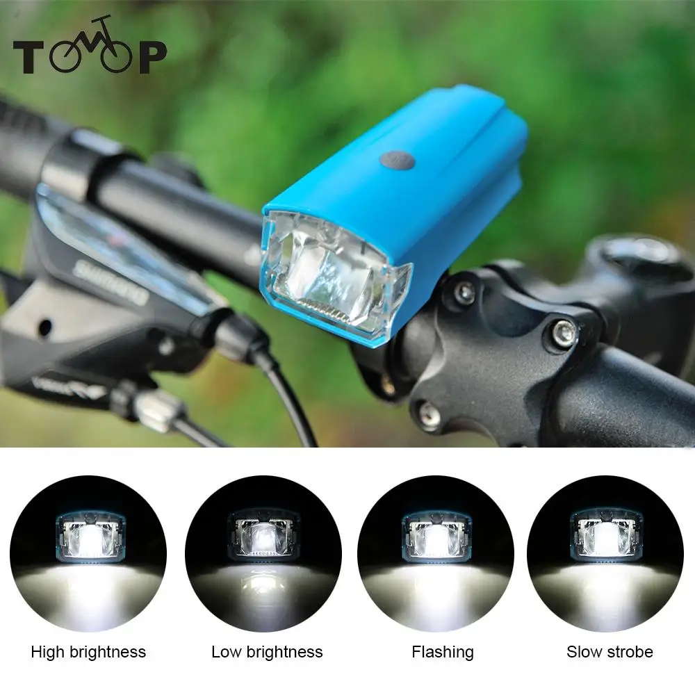 

1200mAh USB Rechargeable Bike Front Light Bicycle Accessories Lithium Battery High Power Cycling Bicycle LED Head Light 220LM