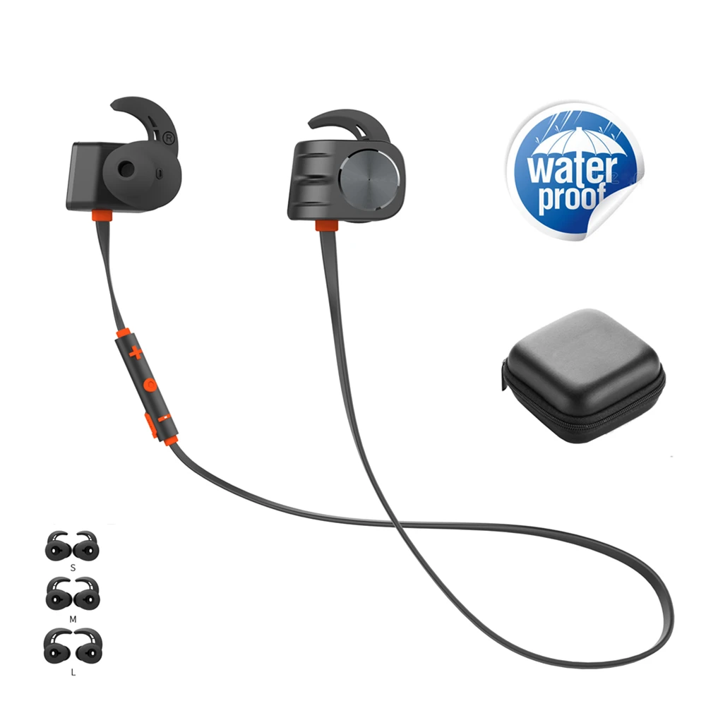 

New Wireless Headphone Bluetooth IPX5 Waterproof Earbuds Magnetic Headset Running Earphones With Microphone For Phone Sport