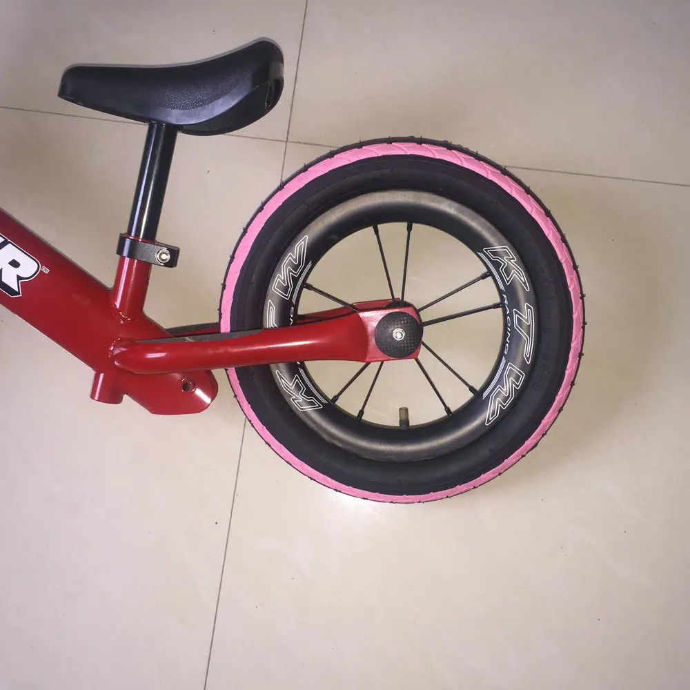Wholeset lightweight balance Bike Carbon wheel 12 inch red blue kid bicycle High Quality ktw ceramic bearing hub
