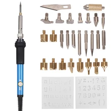 28 в 1 EU/US/UK US управления электросварочными агрегатами паяльник набор Сварка паяльной станции Тепло Карандаш Набор инструментов для ремонта