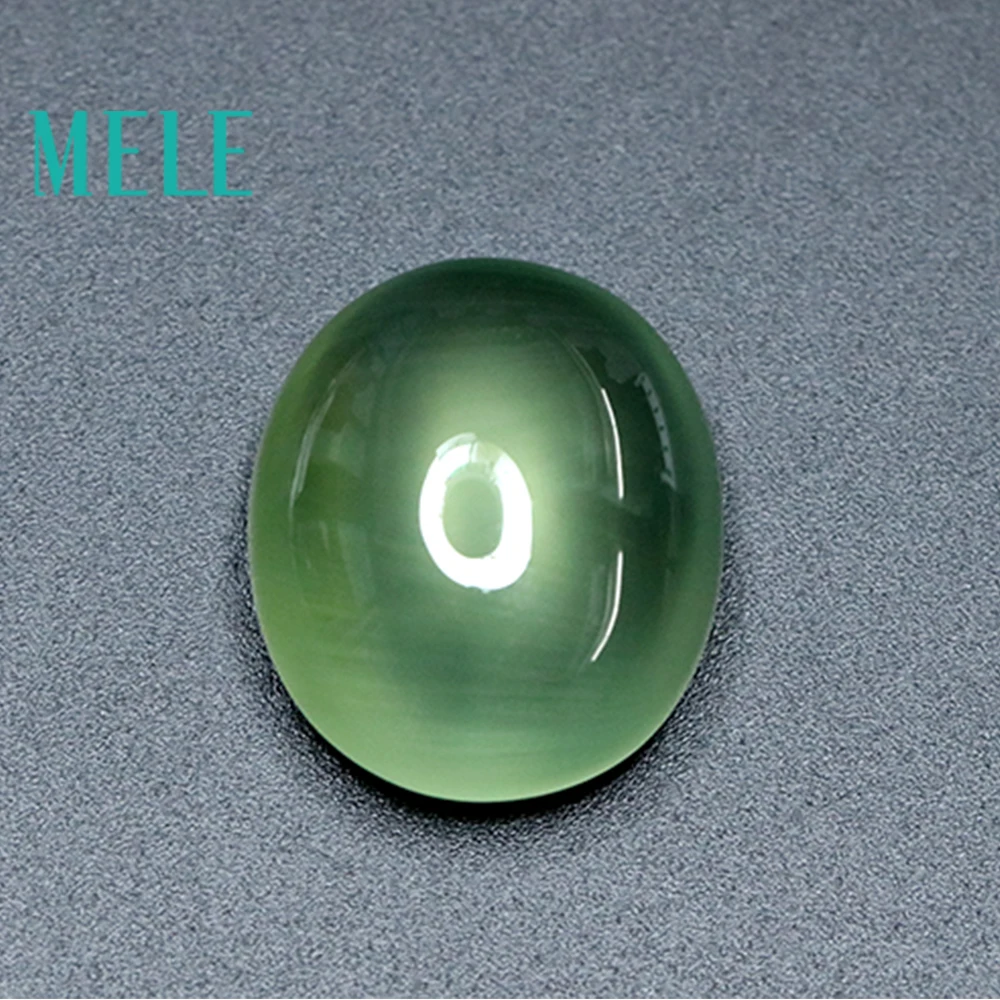 Size 19x15x8 MM Jewellery Making Natural Prehnite Gemstone 23061 Oval Shape Wholesale Price Faceted Cut Handmade Ring Pendant Stone