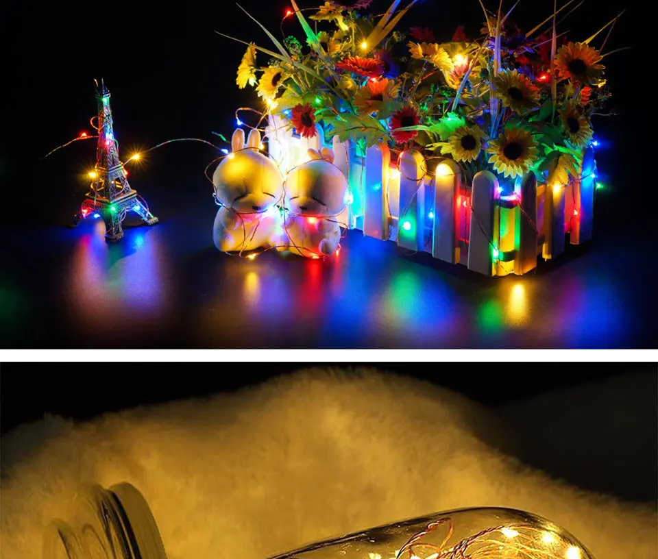 1M-10M LED String Light USB Battery Powered Cooper Wire Fairy Christmas Decor Lamp Outdoor Indoor Garden House Decoration Lights (23)