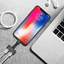 

Double Adapter For Iphone X 7 8 Plus Music Charge 2 in 1 Earphone Adaptores For IOS 11.4 / 12 Fast Drop Shipping