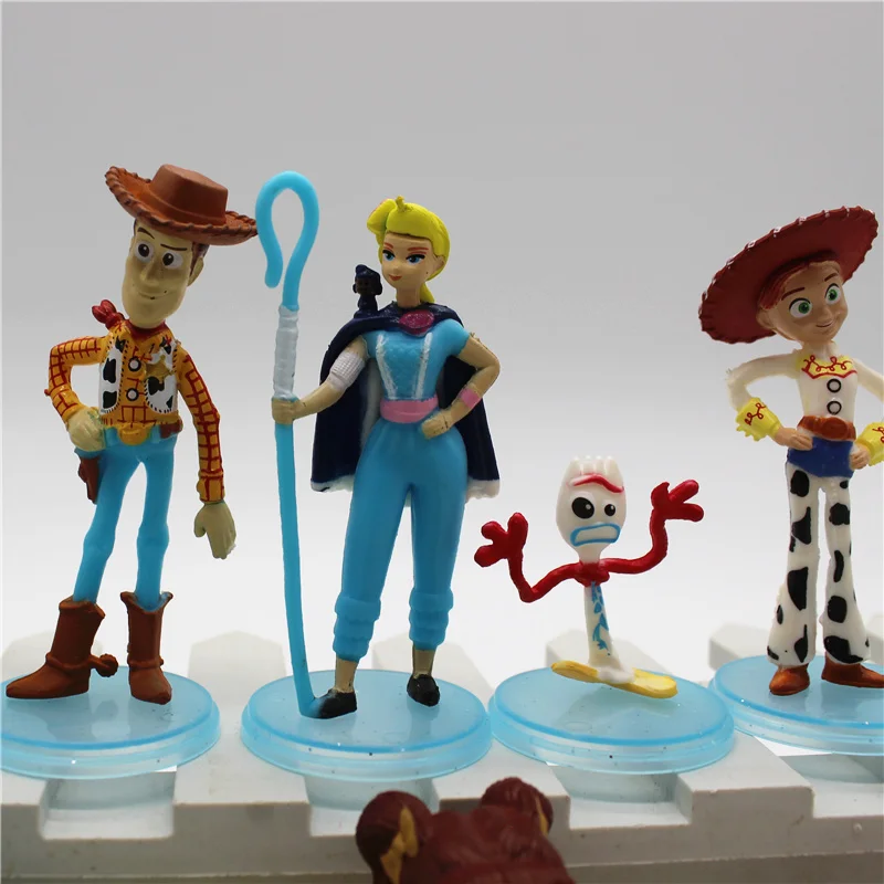 9 шт./компл. фильм Pixar Toy Story 4 shepherdess девушка древесный Базз Лайтер Jessie Rex аниме экшн