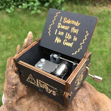 Ручной коленчатый Музыкальная Шкатулка Деревянный замок Inthe Sky Игра престолов Звездные войны на день рождения Рождественский подарок опт