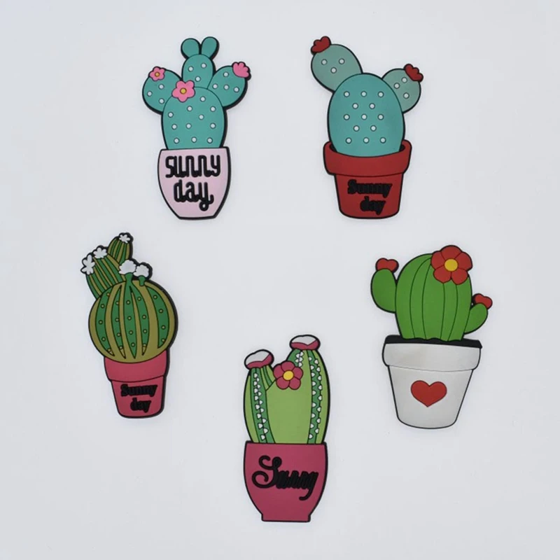 Soft Cartoon Cactus Refrigerator Creative Fridge Cute