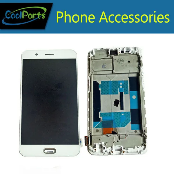 

1PC/Lot High Quality 5.5 Inch For OPPO R11 LCD DIsplay Screen+Touch Screen Digitizer Assembly With Frame Black White Color