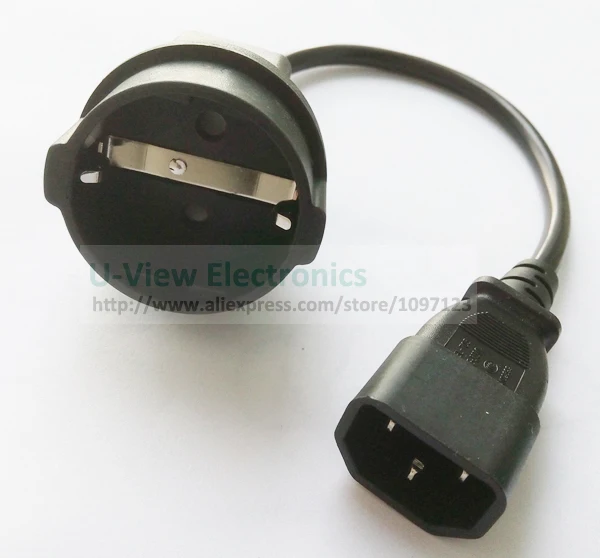 Кабель питания NCHTEK евро-кабель с разъемом PDU IEC 320 C14 3-контактный разъем типа Male-CEE