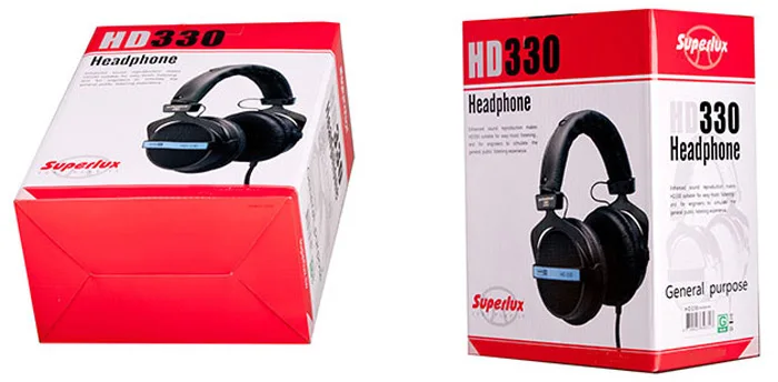 Superlux HD-330 audiophile Hi-Fi стерео наушники полуоткрытые Динамические чистый звук мягкий наушник односторонняя игровая гарнитура