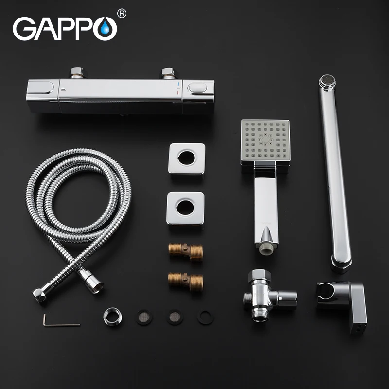 GAPPO Bathtub Faucets chrome bathroom shower wall