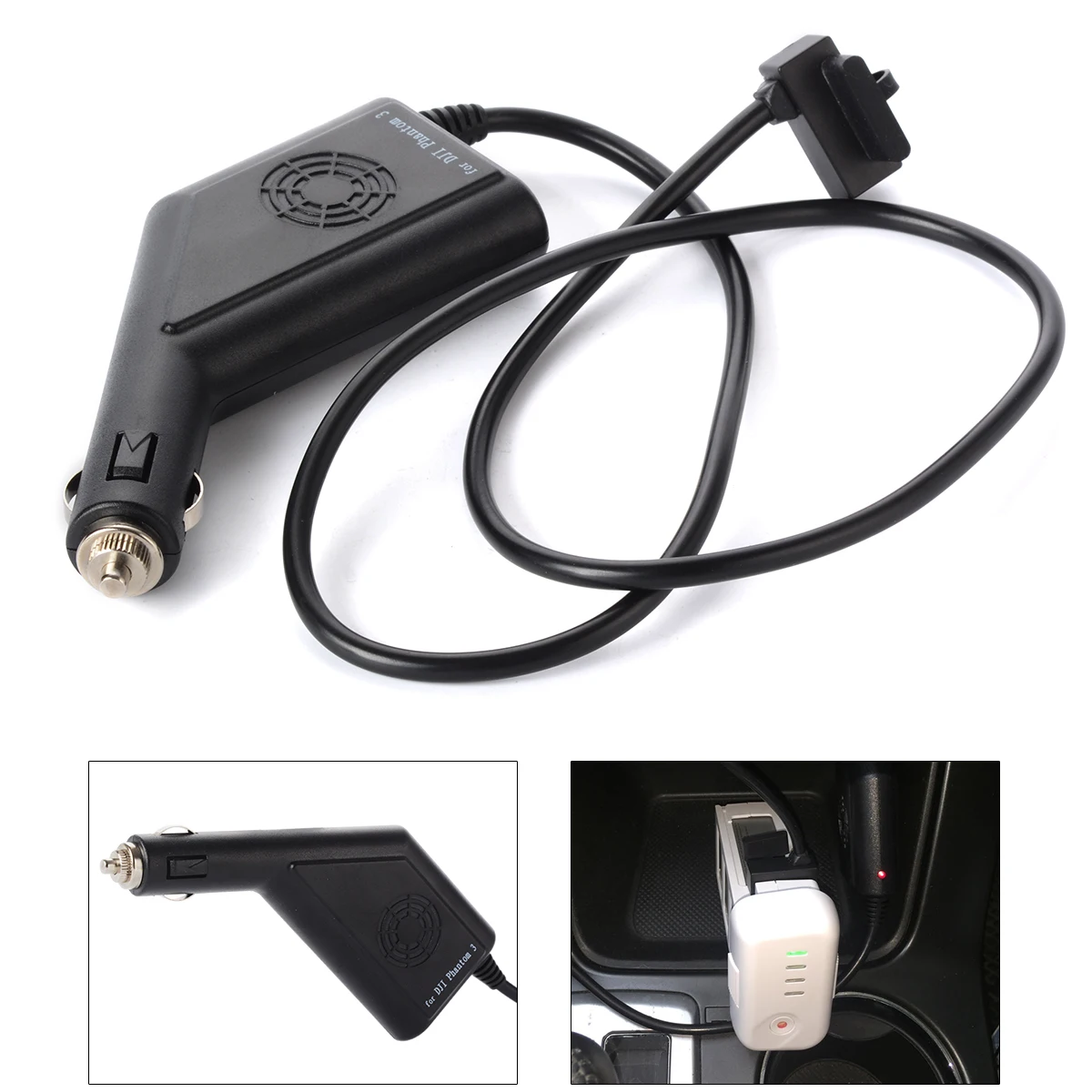 Car Charger For DJI Phantom 3 Professional / Advanced / Standard Battery RC173