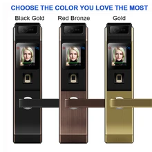 OUTLET Biometric Security Smart Electronic Door Lock For Home Anti-theft Intelligent Face Digital Electronic Lock Door Safe OUTLET Biometric Security Smart Electronic Door Lock For Home Anti-theft Intelligent Face Digital Electronic Lock Door Safe
