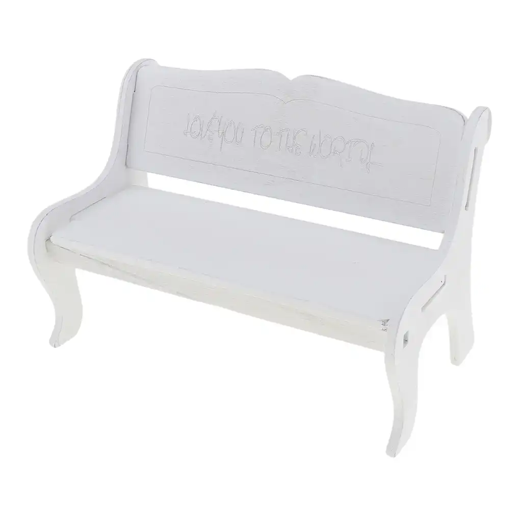 kids white bench