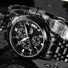 LIGE Top Luxury Brand Mens Sport Quartz Watch Full Steel Men Watches Dress Business Fashion Waterproof Black Luminous Male Clock LIGE Top Luxury Brand Mens Sport Quartz Watch Full Steel Men Watches Dress Business Fashion Waterproof Black Luminous Male Clock
