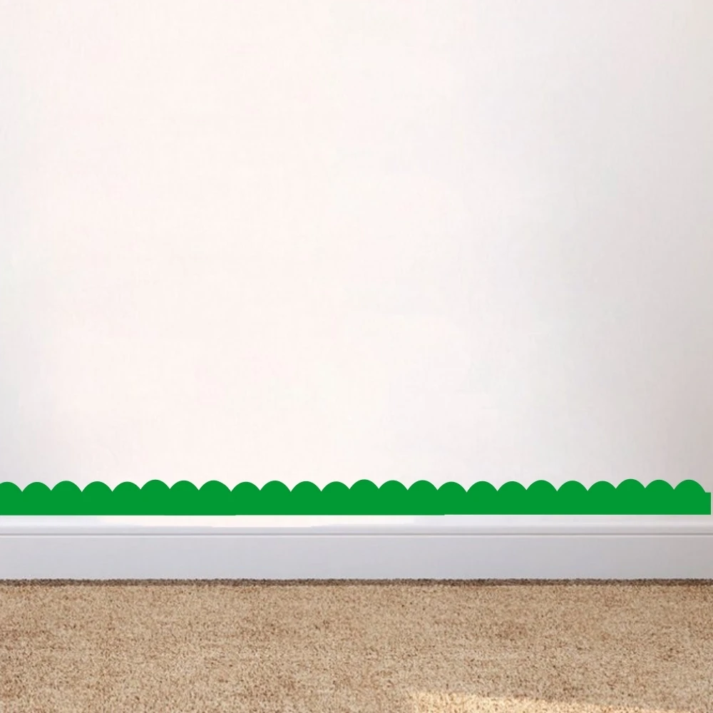 

Scalloped Room Border Wall Decal Home Sticker Bedroom Decor Nursery Playroom Decoration