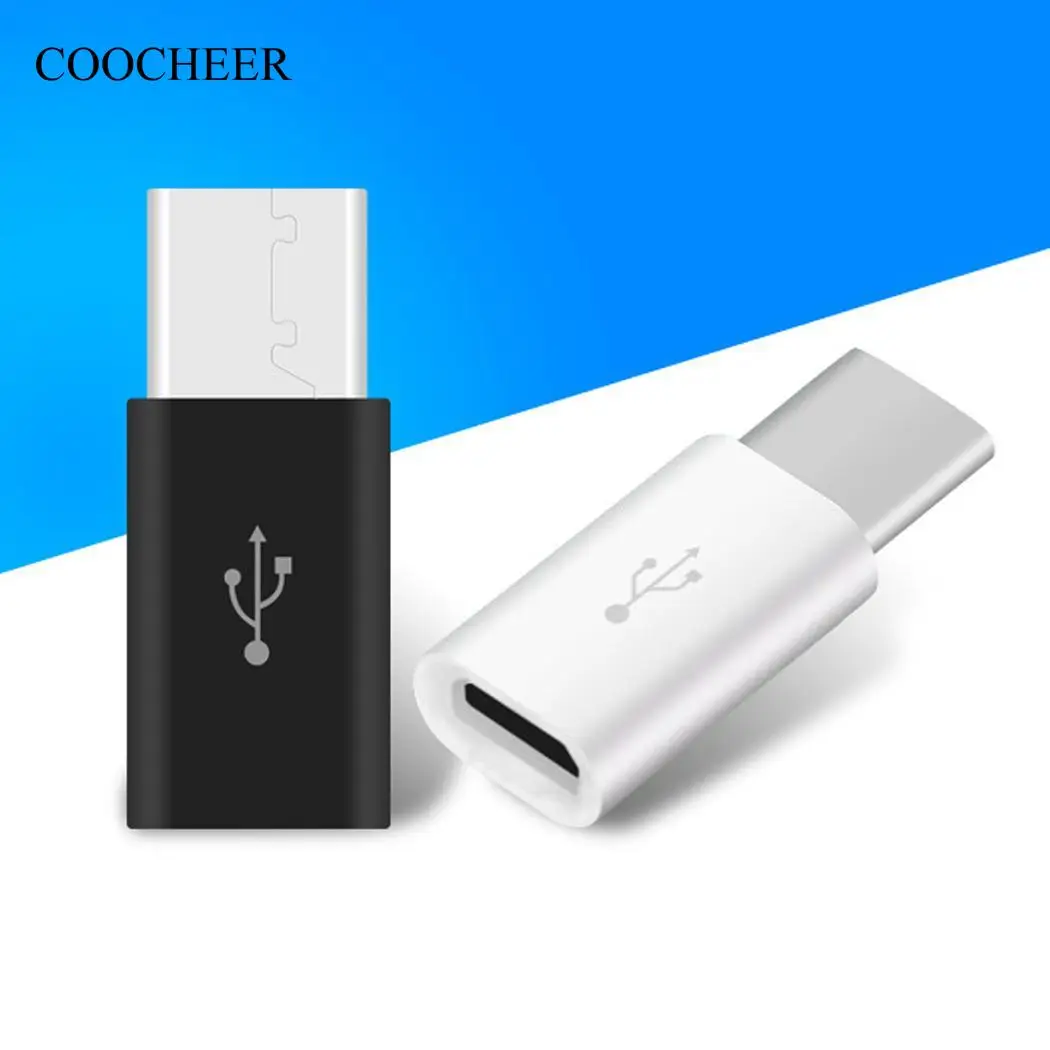 USB к C микропроцессор Тип соединителя Мужской адаптер Женский|Кабели передачи