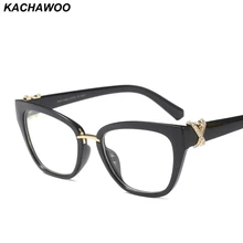 Kachawoo модные очки кошачий глаз женские черные Бордовые женские очки украшение из горного хрусталя высокое качество