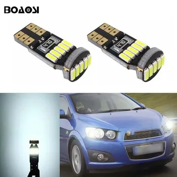 

BOAOSI 2x T10 W5W CANBUS LED Parking Lights Marker Lamps Bulb For Chevrolet Cruze Aveo Captiva Lacetti Sail Sonic Camaro