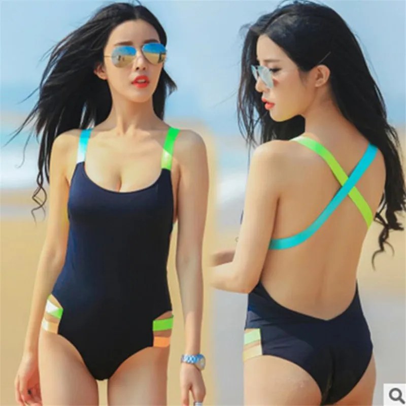 2017 треугольник сплит цвет бикини простой купальник ремни соединены браслет