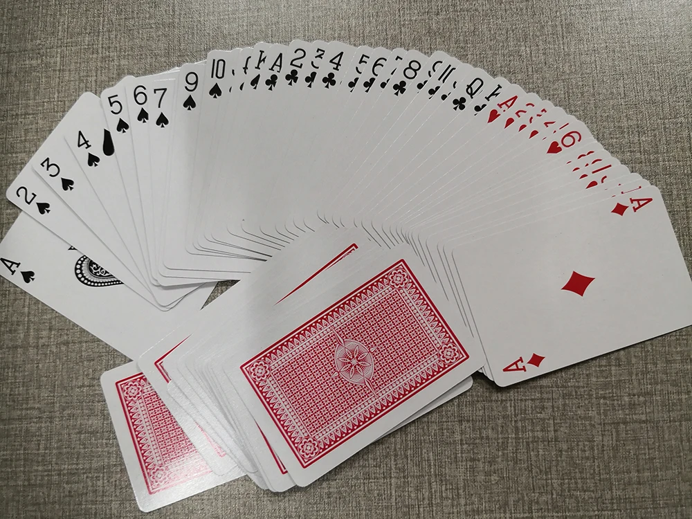 Dun Huang 737 игральные карты с невидимыми Светящимися чернилами могут быть замечены инфракрасными контактными линзами анти-обманщик Покер Волшебная карта