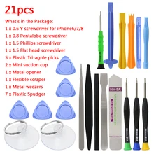 Etmakit Горячая новинка 21 в 1 Набор инструментов для ремонта мобильных телефонов Spudger Набор отверток набор ручных инструментов для iPhone/samsung